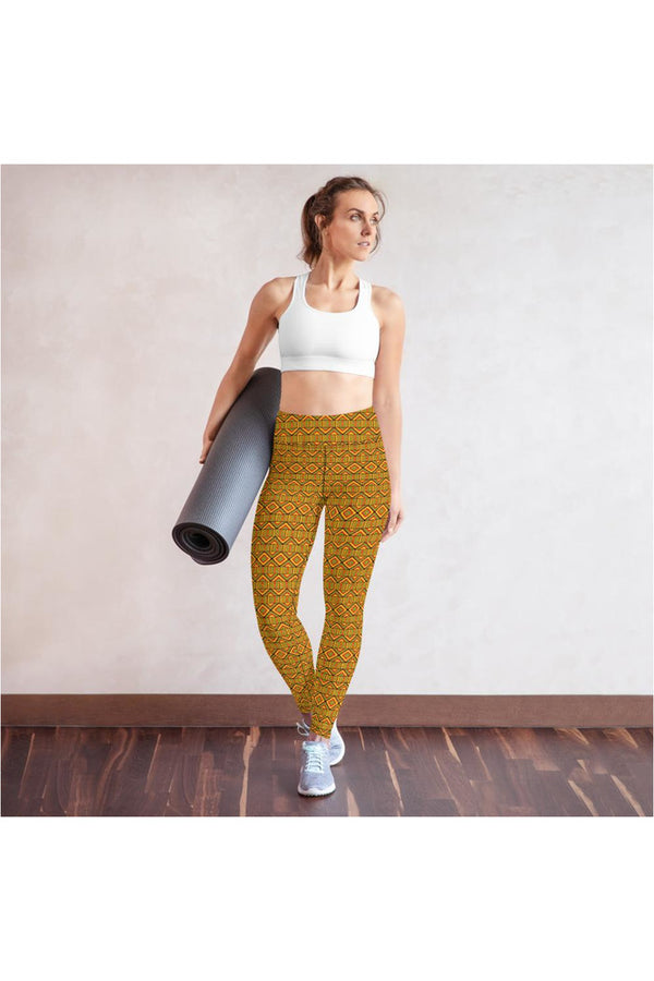Kente Cloth Yoga Leggings - Objet D'Art