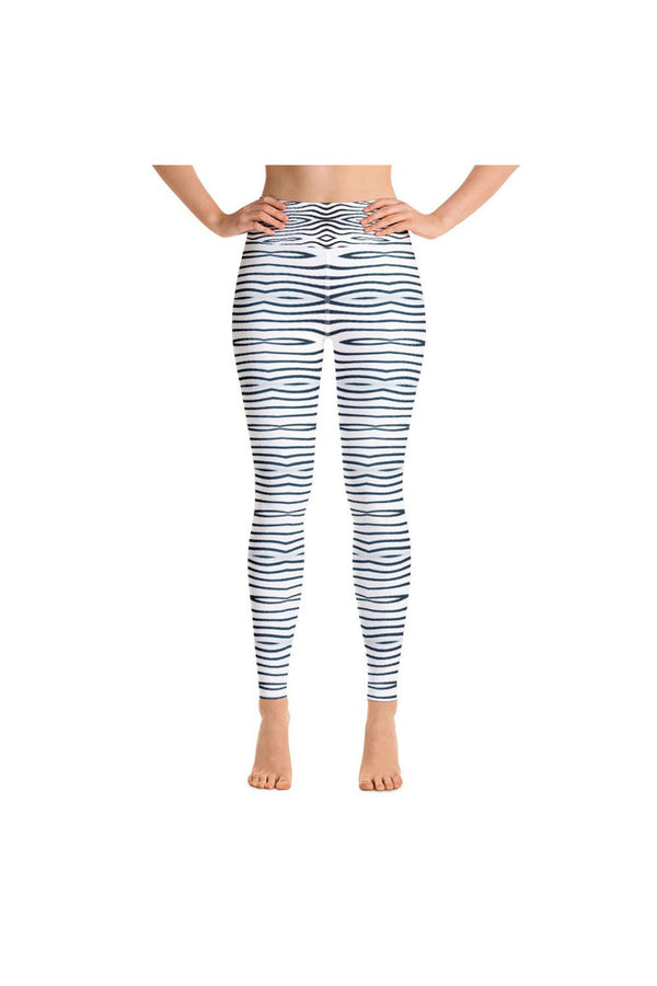 Wave Design Yoga Leggings - Objet D'Art