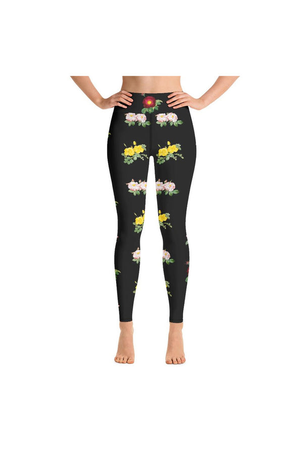 Floral Yoga Leggings - Objet D'Art