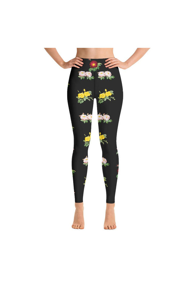Floral Yoga Leggings - Objet D'Art