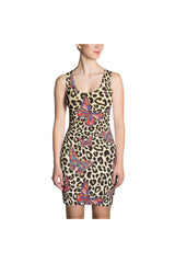 Butterflies and Leopards Sublimation Dress - Objet D'Art