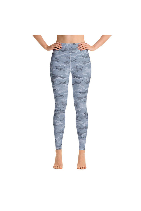 Camouflage Matrix Yoga Leggings - Objet D'Art