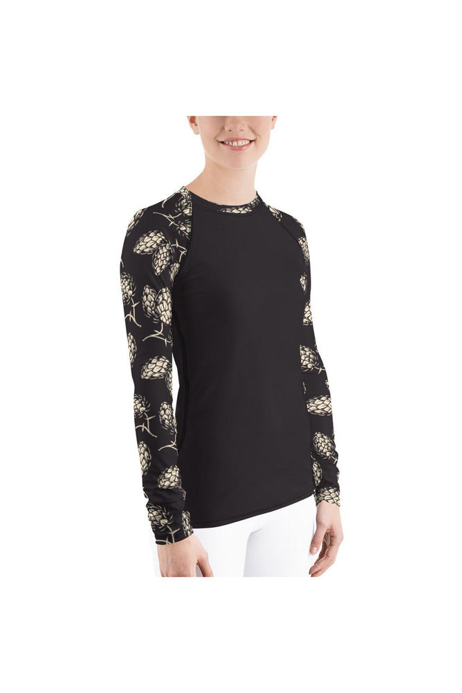 Pine Cone Women's Rash Guard - Objet D'Art