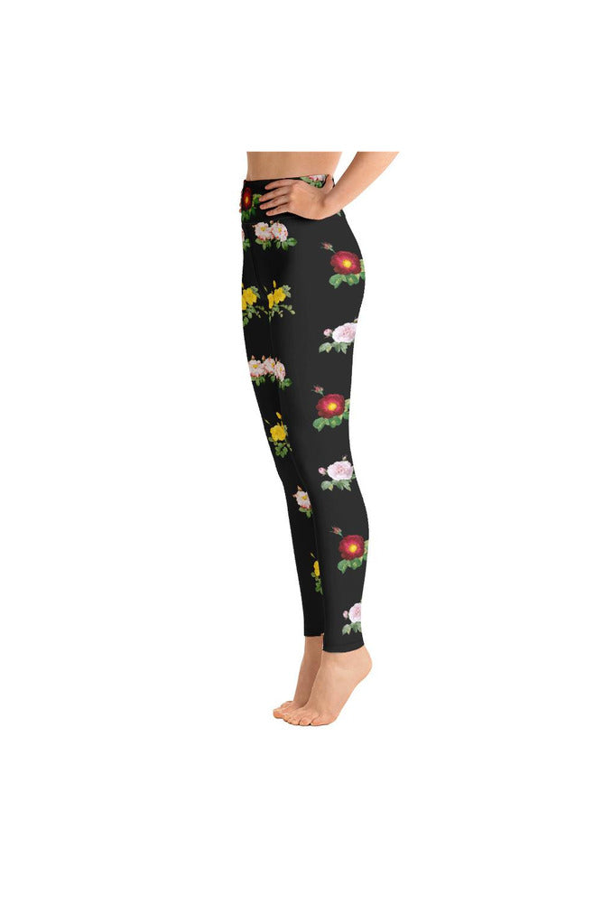 Floral Yoga Leggings - Objet D'Art