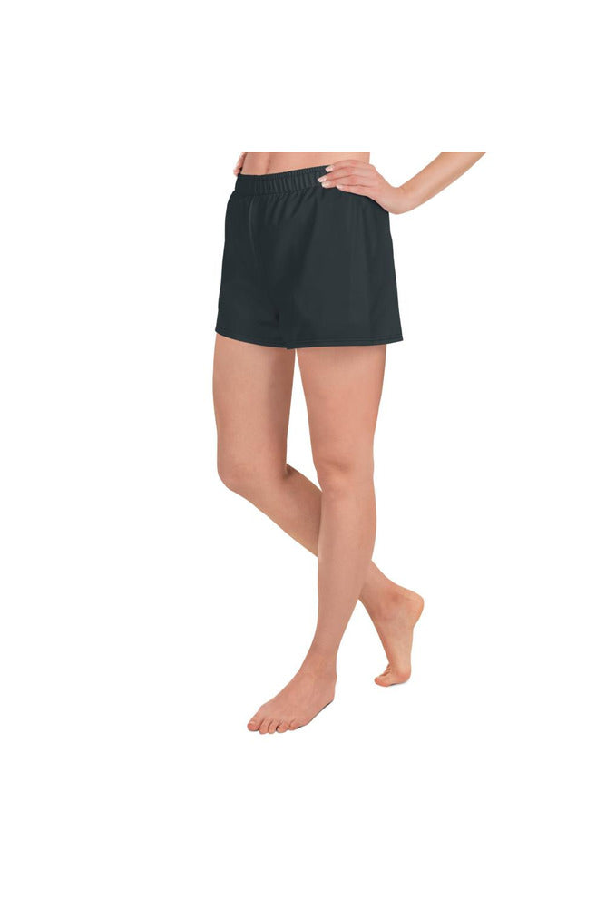 Gray Women's Athletic Short Shorts - Objet D'Art