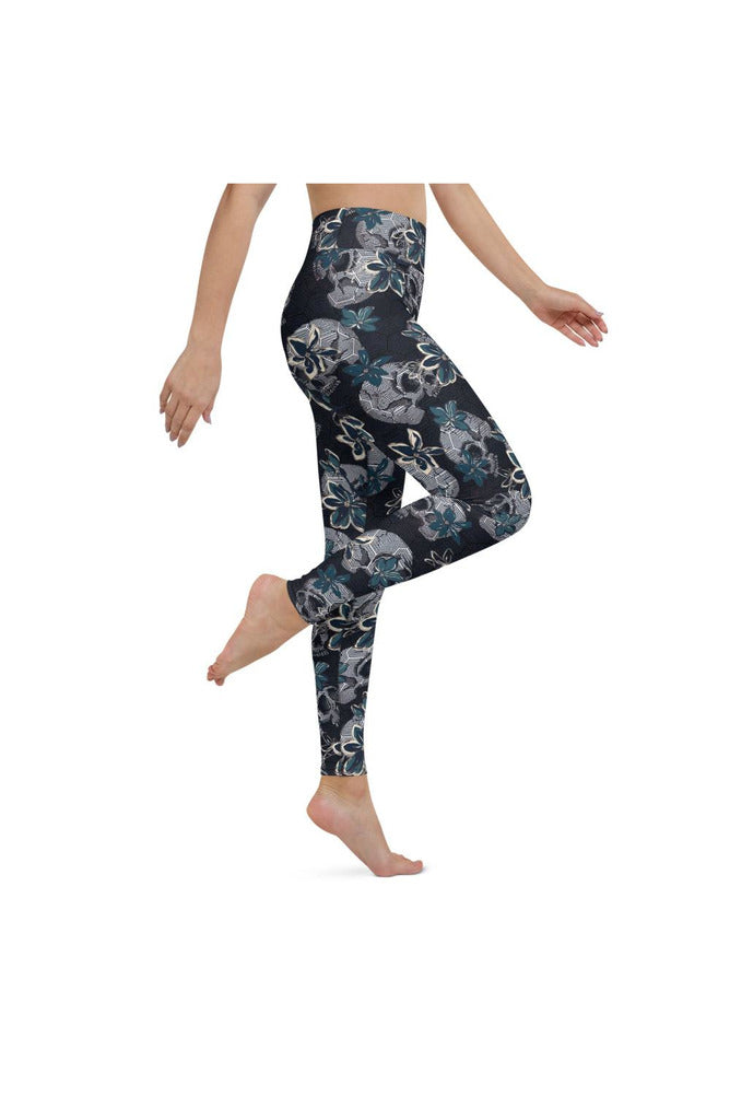Skull Garden Yoga Leggings - Objet D'Art