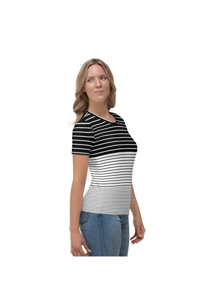 Variable Striped Women's T-shirt - Objet D'Art