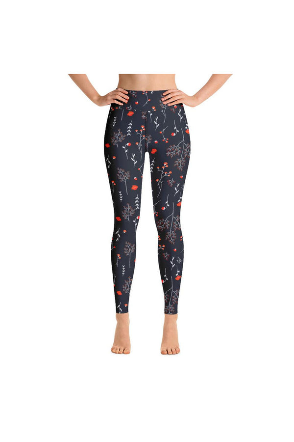 Wild Flower Yoga Leggings - Objet D'Art