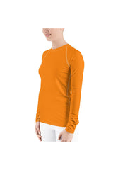 Turmeric Women's Rash Guard - Objet D'Art