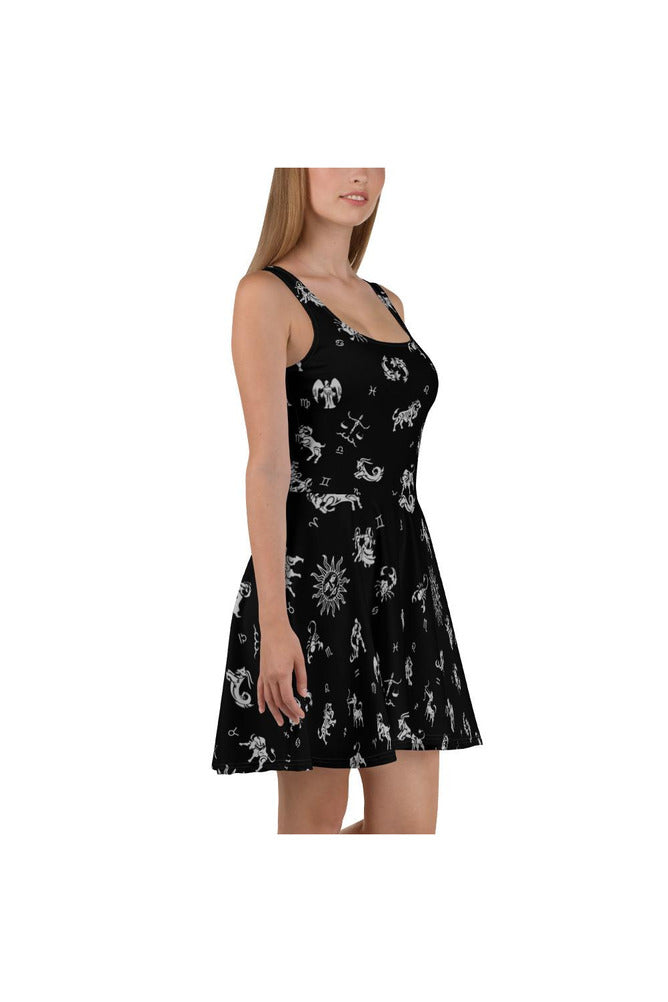 Zodiac Signs Skater Dress - Objet D'Art