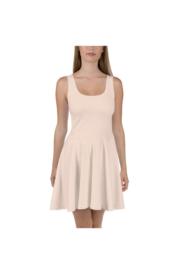 Bare-Colored Skater Dress - Objet D'Art