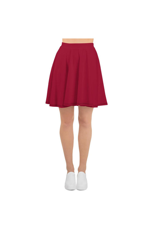 Jester Red Skater Skirt - Objet D'Art