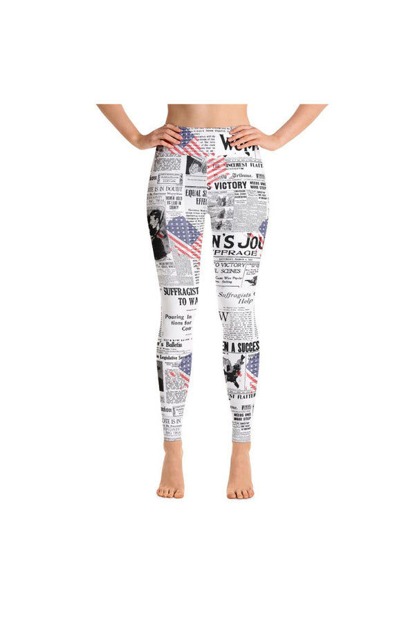 Women's Suffrage Yoga Leggings - Objet D'Art