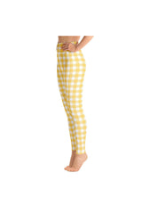 Gingham Yoga Leggings - Objet D'Art