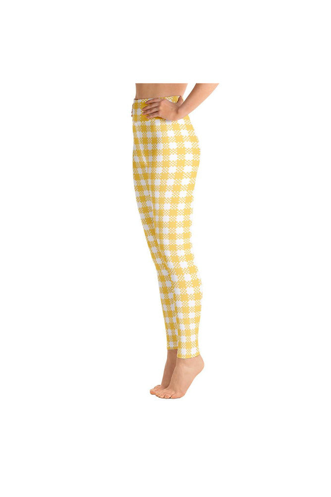 Gingham Yoga Leggings - Objet D'Art