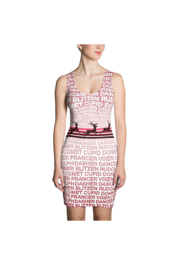Reindeer Roll Call Sublimation Cut & Sew Dress - Objet D'Art
