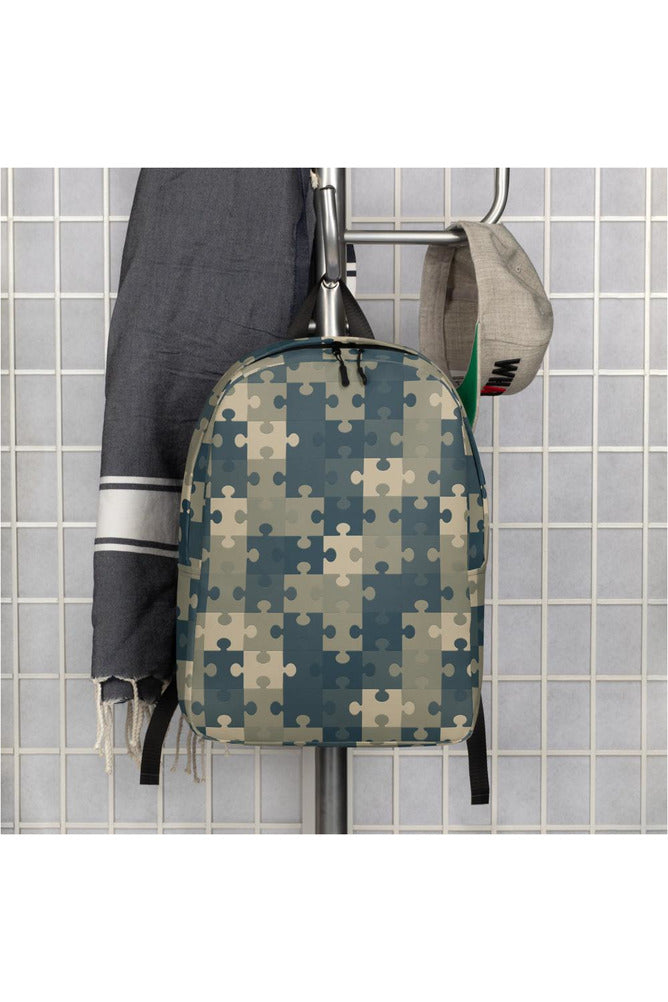 Camouflage Puzzle Minimalist Backpack - Objet D'Art