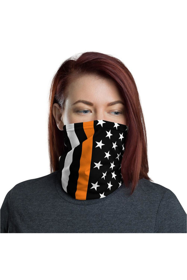 Thin Orange Line Neck gaiter - Objet D'Art