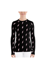 Lightning Bolt Women's Rash Guard - Objet D'Art