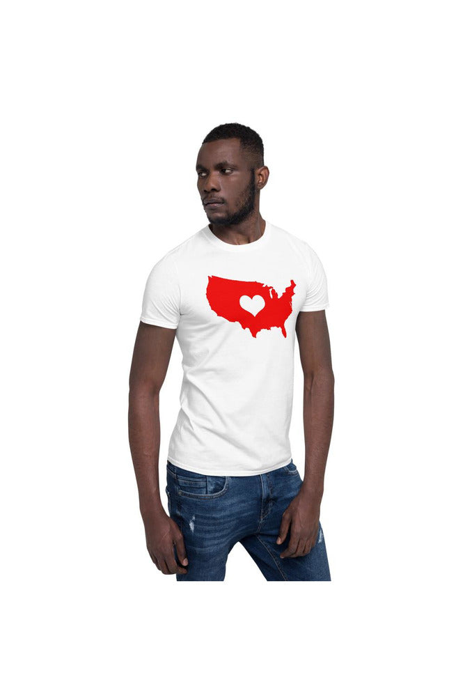 Love America Short-Sleeve Unisex T-Shirt - Objet D'Art
