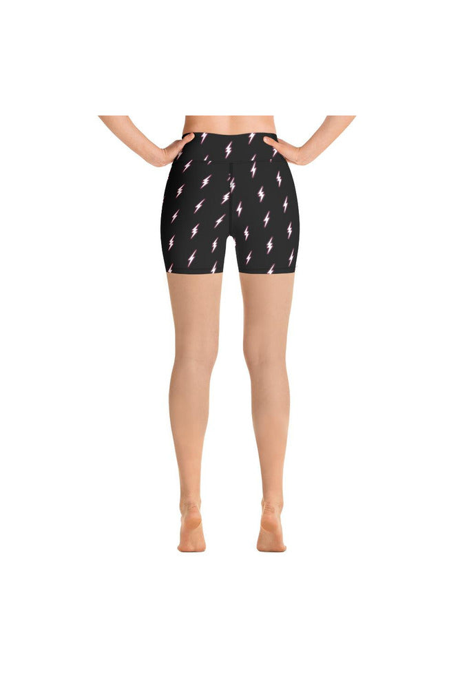 Lightning Bolt Yoga Shorts - Objet D'Art