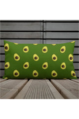 Avocado Avenue Premium Pillow - Objet D'Art Online Retail Store
