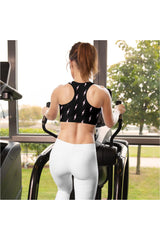 Lightning Bolt Padded Sports Bra - Objet D'Art