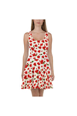 Wheat Cherry Skater Dress - Objet D'Art