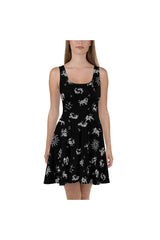 Zodiac Signs Skater Dress - Objet D'Art