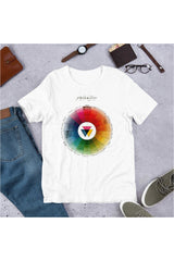 Vintage Color Wheel Short-Sleeve Unisex T-Shirt - Objet D'Art