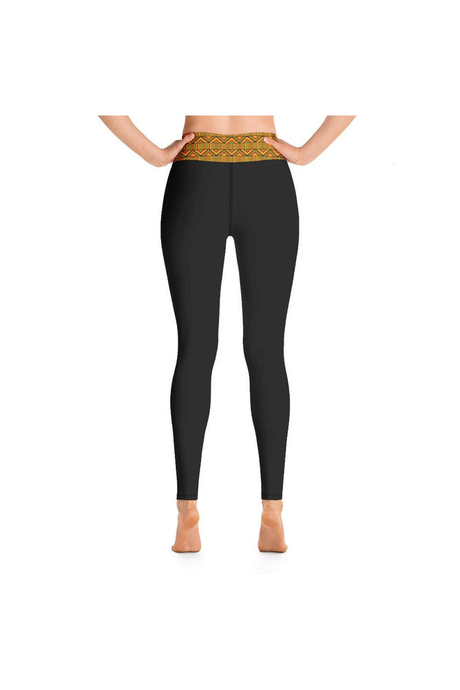 Kente Print Yoga Leggings - Objet D'Art