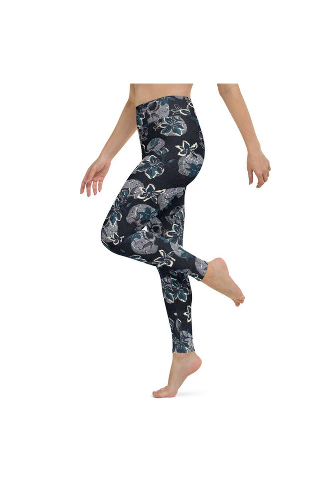 Skull Garden Yoga Leggings - Objet D'Art