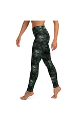 Skull & Roses Yoga Leggings - Objet D'Art