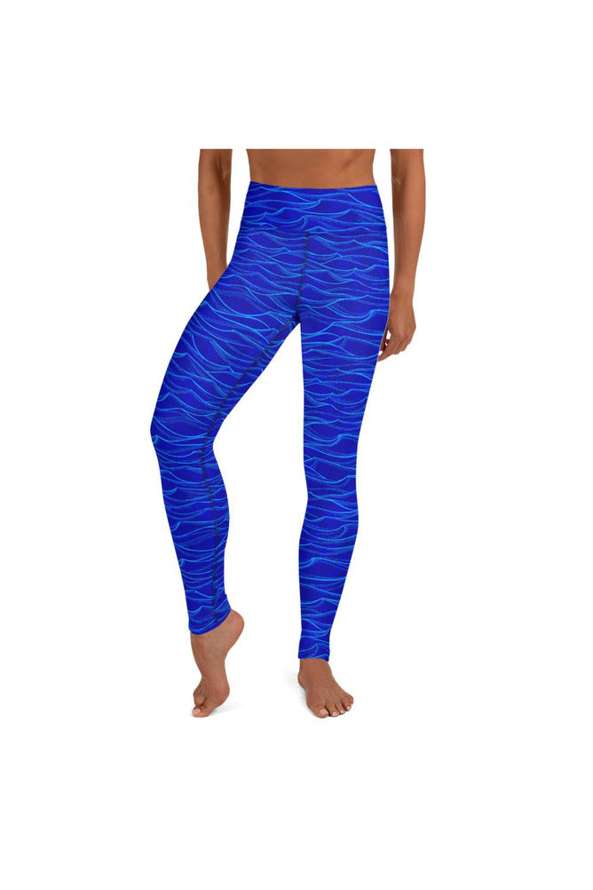 Become like water my friend Yoga Leggings - Objet D'Art