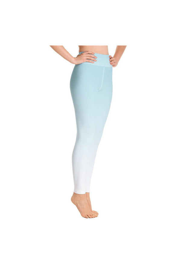 Misty Blue Yoga Leggings - Objet D'Art