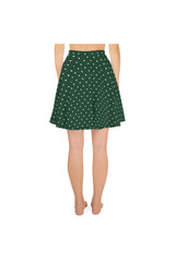 Christmas Green Skater Skirt - Objet D'Art