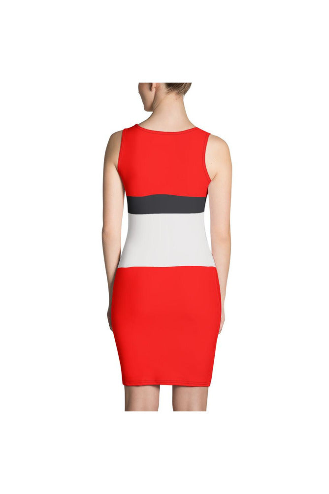 Striped Sublimation Dress - Objet D'Art