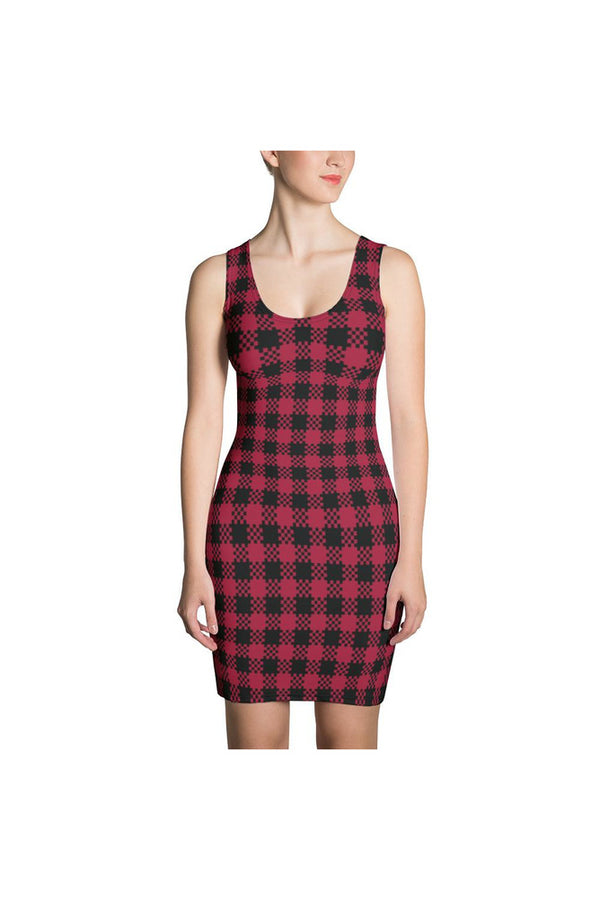 Checkered Sublimation Dress - Objet D'Art