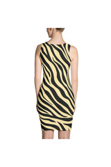 Zebra Print Sublimation Dress - Objet D'Art