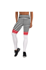 Sporty Stripes Yoga Leggings - Objet D'Art