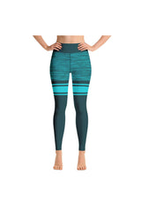 Sea Green Mid Thigh Yoga Leggings - Objet D'Art