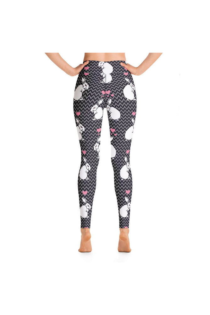 White Rabbits Yoga Leggings - Objet D'Art