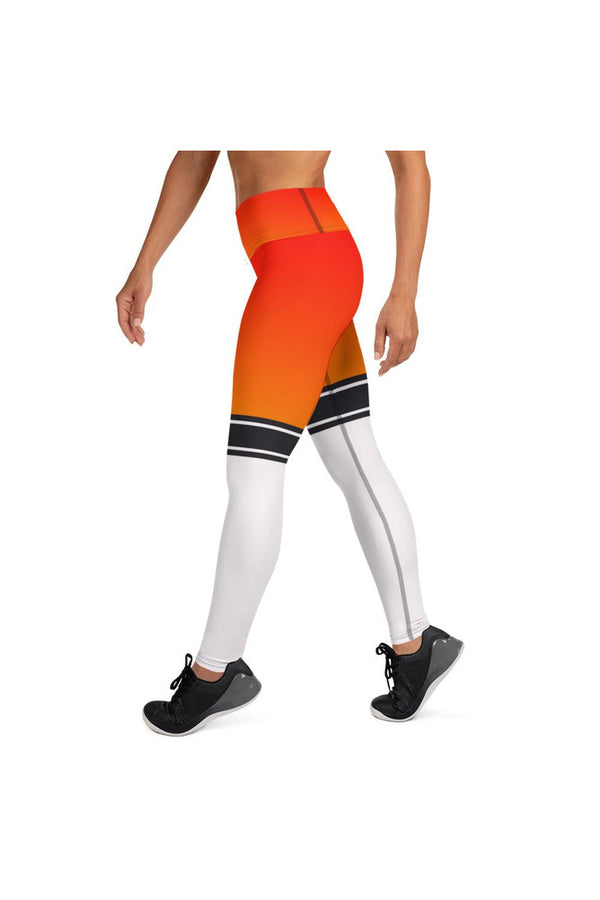 Solar Flare Yoga Leggings - Objet D'Art