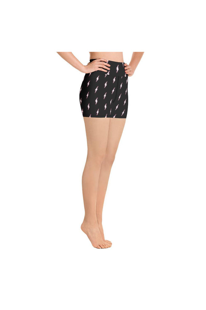 Lightning Bolt Yoga Shorts - Objet D'Art