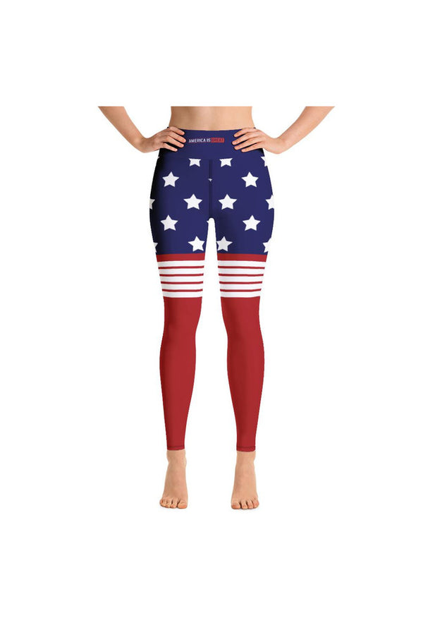 AMERICA IS GREAT Yoga Leggings - Objet D'Art
