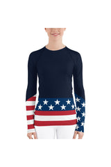 Patriot Women's Rash Guard - Objet D'Art
