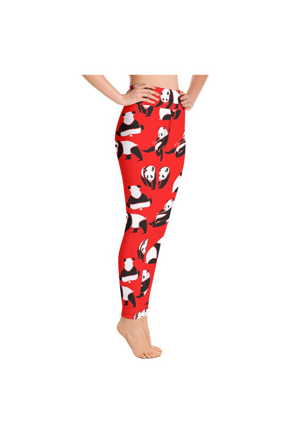 Panda Passion Yoga Leggings - Objet D'Art