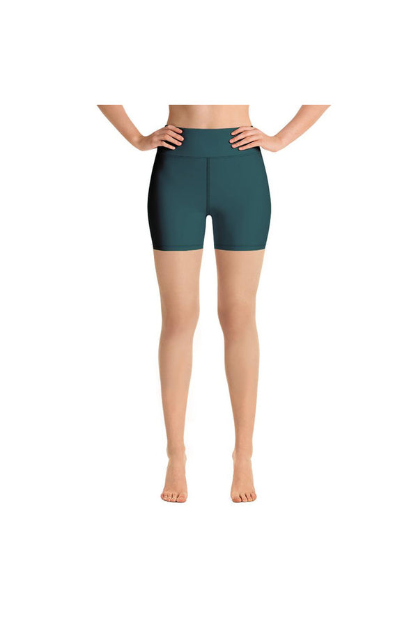 Green Yoga Shorts - Objet D'Art