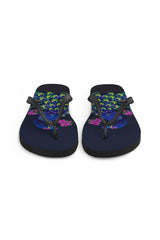Peacock Flip-Flops - Objet D'Art