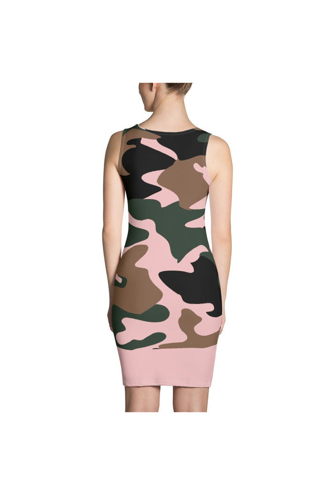 Pink Camouflage Sublimation Cut & Sew Dress - Objet D'Art